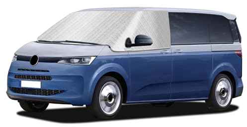 Cubierta para parabrisas de coche para VW T7, plegable, externa, termo, protección contra rayos UV, cubierta para el parabrisas frontal