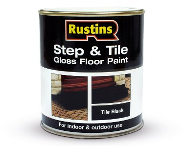 Rustins STBL1000 1L Step and Tile - Black