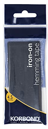 Korbond - Bande thermocollante pour Ourlet 4,5 m Noir