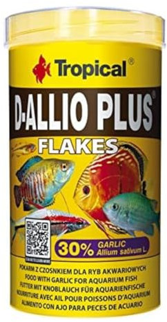 Tropical D-Allio Plus Flockenfutter mit Knoblauch, 1er Pack (1 x 500 ml)