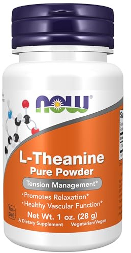 L-teanin, rent pulver, 1 oz (28 g) - Nya Foods