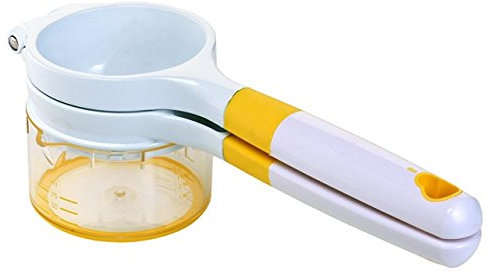 Crisp TCR75018 Spremiagrumi, Plastica, Bianco/Giallo