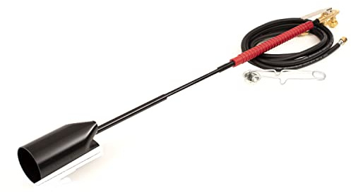 Lincoln Electric Inferno Weed Burner Propane Torch Kit w/ 10” LP Gas Hose and Flint Striker, 500,000 BTU High Output, Heavy Duty for Road Repair, Roof, Brush, Ice Snow Melter, KH825-03