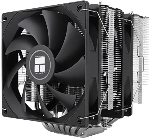 Thermalright PS120SE CPU Air Cooler, 7 tubos de calor CPU Cooler,Ventilador doble de 120mm TL-C12B V2 PWM, AGHP 4.0 Technilogy, S-FDB Bearing, Para AMD AM4 AM5/Intel 1700/1150/1151/1200, PC Cooler