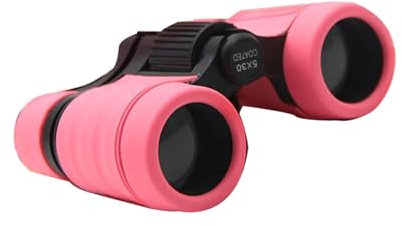 Fernglas. Focal Verstellbares Kinder-Teleskop, langlebiges Spielzeug, Geburtstagsgeschenk for die Vogelbeobachtung im Freien, Rosa .Jagdfernglas