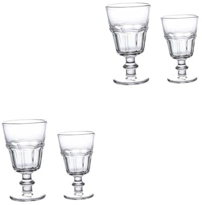 MUCKLILY 2 Series Vasos De Vino Postres Y Bebidas Para Fiestas Y Celebraciones 2 Piezas*2