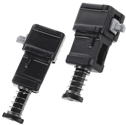 Hemobllo Clip di Bloccaggio per Asta Telescopica Valigie 2 Pezzi in Pvc, Accessori per Riparazione Maniglia Bagaglio, Compatibile Multi per Valigie da Viaggio
