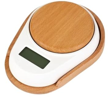 Báscula de cocina, Básculas Electrónicas De Alta Precisión, Pequeñas, Cocina,para hornear, café, joyería(White 1g-500g)