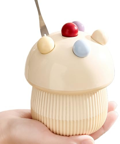 Forchette da Dessert a Forma di Fungo | Set di Forchettine Piccole per Insalata - Forchettine da Dessert da Cucina | per Matrimonio Feste Pranzi all'Aperto Compleanni Pausa Caffè Caffetterie Buffet Ba