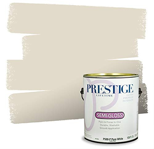 PRESTIGE Paints Interior Paint and Primer in One, 1 Gallon, Semi-Gloss, Homework