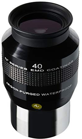 Explore Scientific 52° LER Okular 40mm Ar (2) für Teleskope mit hochwertiger EMD Vergütung, wasserdicht mit Argon-Schutzgasfüllung