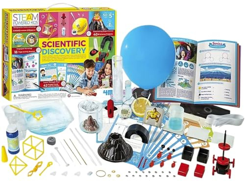 4M STEAM Powered Kids - Scientific Discovery, Bumper Pack of Science and Activity Kit for Children Ages 5+