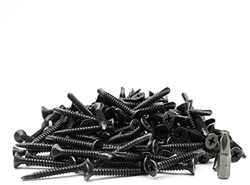 DOJA Barcelona | Viti Autofilettanti con Inserti PH2-25 | 100 Viti Autoforanti con Testa Svasata | Ø4,2x25mm DIN-7504-P | Acciaio Zincato | Viti Autoperforanti per Legno, Lamiera Ferro, Metallo