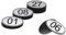 ABS Engraved 30mm x 50mm Oval Table numbers (1-100) Pubs Restaurants Clubs - Silver - 1 to 100