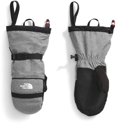 The North Face Women's Montana Insulated Ski Mitt | Touchscreen Compatible, Insulated, Water Repellent, Wind Resistant, Fleece Lining, TNF Medium Grey Heather, Large