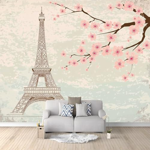 Papel pintado mural Agua mar isla tropical papel pintado no tejido Azul Adecuado para habitación infantil, salón y dormitorio 250 x 175 cm papel pintado mural