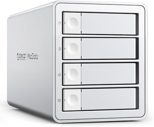 ORICO 4BIG Raid Boîtier de Disque Dur Externe 4 Compartiments pour Disque Dur SATA HDD/SSD 2,5/3,5 jusqu'à 4 x 22 to, Prend en Charge Raid 0/1/3/5/10/PM (9948RU3)