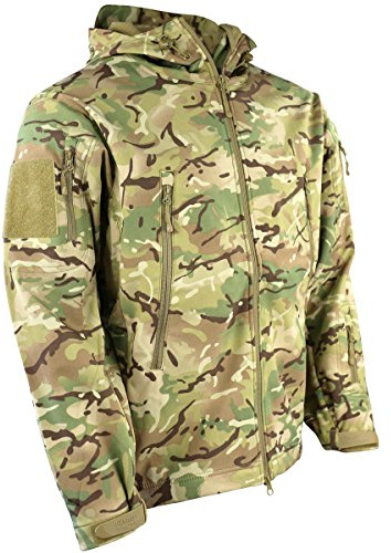 Kombat UK Men's Patriot Soft Shell Jacket - Multi-Colour, Medium
