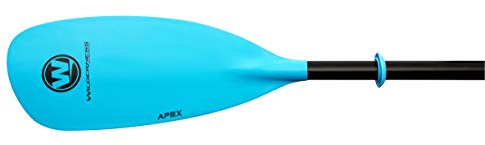 Wilderness Systems Apex Glass Recreation/Touring Kayak Paddle, Fiberglass Blade, Adjustable Carbon Fiber Shaft (220-240 cm) 8070204 Blue/Black