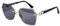 ZENOTTIC Randlose Sonnenbrille für Damen mit übergroßen geometrischen Diamant-Schliff-Verlaufsgläsern und UV-Schutz