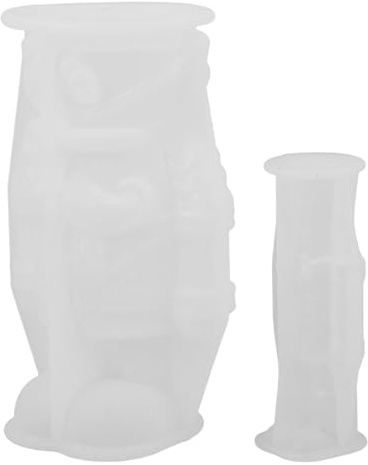 DIYEAH Lot de 2 moules à bougies Casse-Noisette de Noël – Moule en silicone 3D pour la fabrication de bougies Roi et Soldat pour le moulage de résine et le plâtre DIY