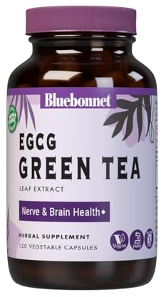 BlueBonnet EGCG Green Tea Leaf Extract Supplement, 120 Count