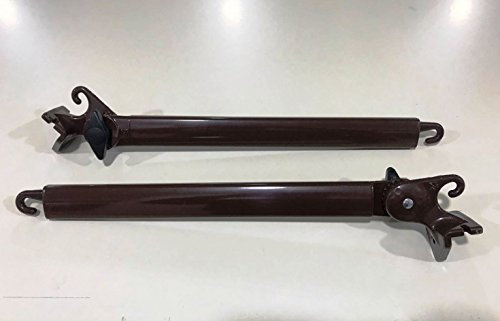 Braccetti per Tenda da Sole a Caduta da 50 cm e da 70 cm, in vari colori. 1 Coppia (Marrone 8017 da 50 cm)