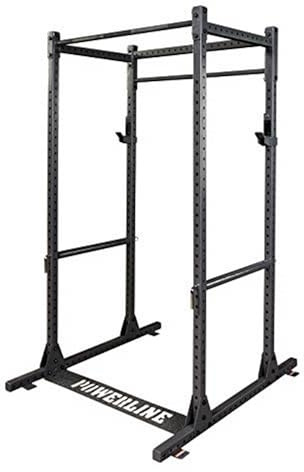 Body-Solid Powerline (PPR1000) Power Rack - Steel Frame Squat Cage with J-Cups and Safety Pipes for Home Gym Strength Training