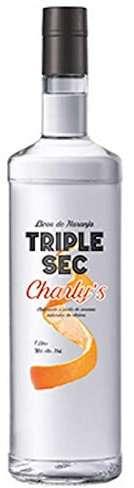 Triple Sec Charly's – Orangenlikör für Cocktails in attraktiver Flasche, 1,0 L, 30% Vol.