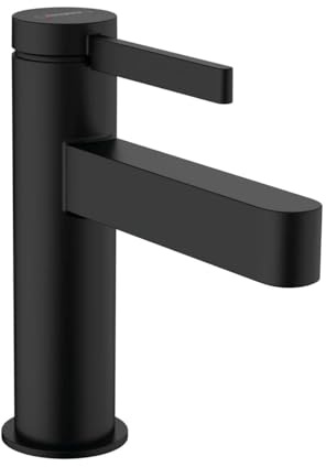 hansgrohe Finoris washbasin mixer 100 Push-Open matt black, 76010670