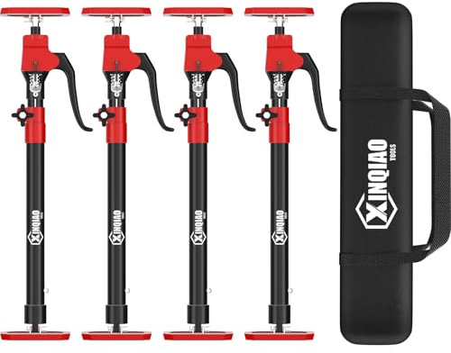 XINQIAO Cabinet Jacks for Installing Cabinets, Heavy Duty Third Hand Tools Adjustable Support Pole from 23.6 IN to 45.3 IN, 4 PCS