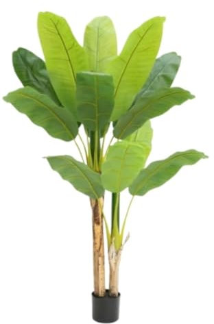 Konstgjorda Träd Konstgjord Bananträd Falskt Träd Med Realistiska Löv Konstgjord Växt För Heminredning Konstgjorda Växter(Size:150cm)