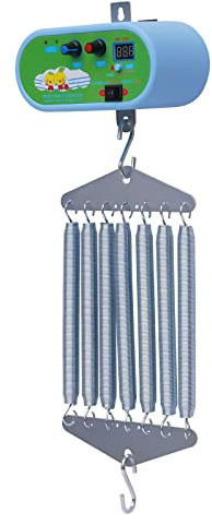 Transat et balançoire pour bébé, moteur électrique, contrôleur, ressort oscillant automatique avec affichage et crochet, pour familles, jardins d'enfants, 18 x 8 x 8 cm