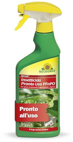 Neudorff Spruzit Insetticida Pronto Uso PFnPO – Combatte parassiti come mosche bianche, cocciniglie a scudo, cocciniglie cotonose e tripidi, 500 ml