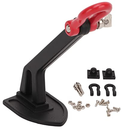 outdoorm RC Car Winch Anchor Aleación de Aluminio Ligero Fácil instalación Colores Exquisitos RC Crawler Anchor para 1/10 RC Crawler (Negra)