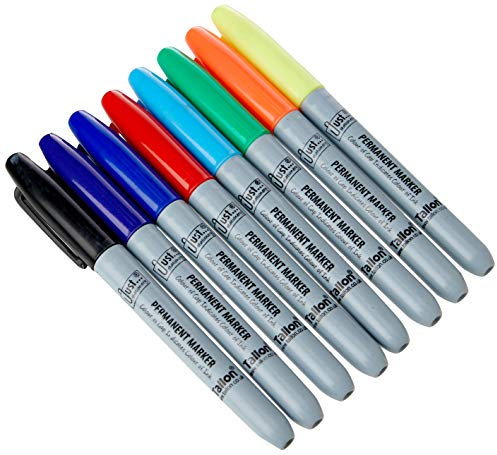 Pack Of 8 Coloured Permanent Markers
