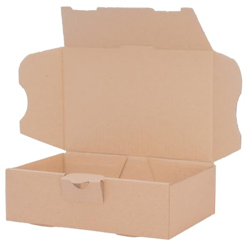 verpacking Boîtes postales grand format 160 x 110 x 50 mm Brun [Taille et quantité au choix] DIN A6 Grand format MB-1 Boîte d'expédition pour colis 300 pièces