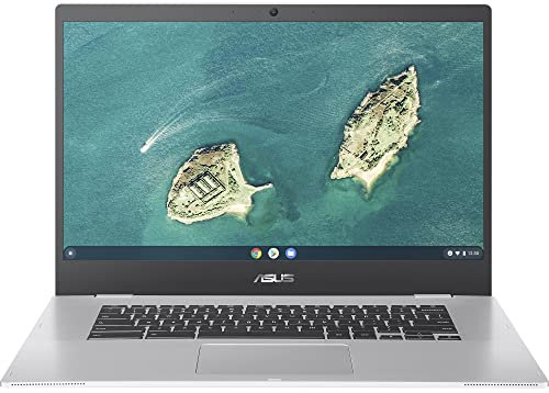 ASUS Chromebook CX1500CKA-NJ0445 - Ordenador Portátil 15.6 Full HD (Intel Celeron N4500, 8GB RAM, 128GB eMMC, UHD Graphics, ChromeOS) Plata Transparente - Teclado QWERTY español