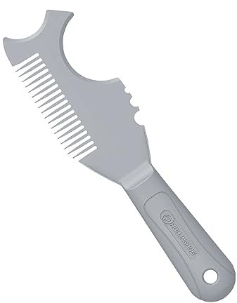 ROLLINGDOG Cepillo de pintura 4 en 1, herramienta limpiadora de rodillo de cepillo de plástico duradero con mango reforzado ligero, lavar y reutilizar