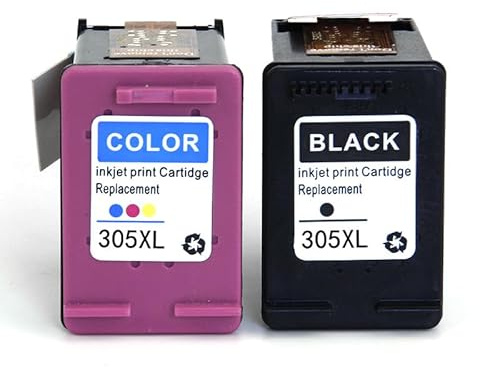305 bläckpatroner skrivarbläck 305 XL multipack hög kapacitet ersättning för HP bläckpatroner 305XL för HP Envy 6000 6020 6032 Pro 6430 6420 DeskJet 2700 2710 2720 Plus 4100 4130 4120 (svart + färg)