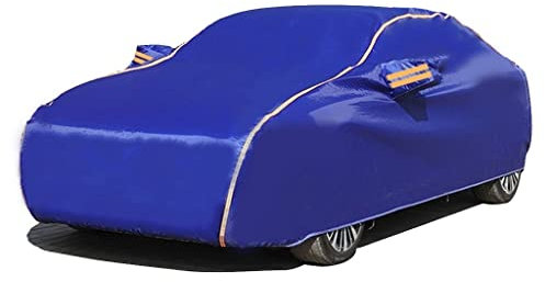 Autoabdeckung für Citroen C4 Aircross,Outdoor-Garage, Winddicht, Kratzfest, staubdicht, vollflächiges Oxford-Tuch mit Tür-Reißverschluss, Autoplane