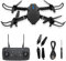 Drohne Mit Kamera 4/8K Erwachsene Kinder Mini Drohne Spielzeug Im Freien Bürstenloser Motor Rc Drone Wifi Drone Antenne Fotografie Quadrocopter Drone Mit Kamera (Schwarz)