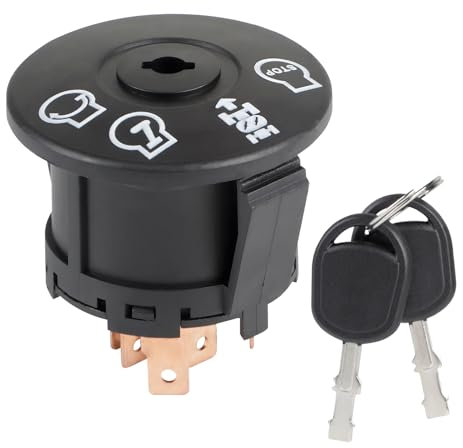 SWAWIS Interruptor de Encendido Interruptor de Llave Interruptor de Encendido Tractor Cortacésped Compatible con AYP Craftsman MPN Delta 532193350 193350 6900 49P1 Cortacésped Tractor
