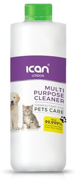 ICan London Pet Care Multi-Purpose Cleaner and Disinfectant, 500ml, Preservative-Free