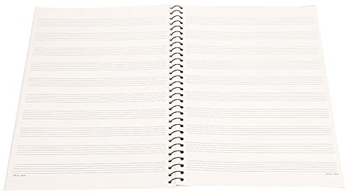 Anteckningsboken, Tom Noter för Noter för Noter för Notbok Musikmanuskript Staff Papper Blank Notbok Musik Notbok för Komposition och Notation