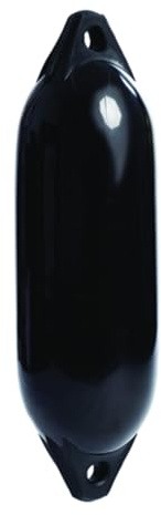 Majoni Star Standard Size 3 Black Boat Fender 21cm x 62cm Dock Mooring Protection