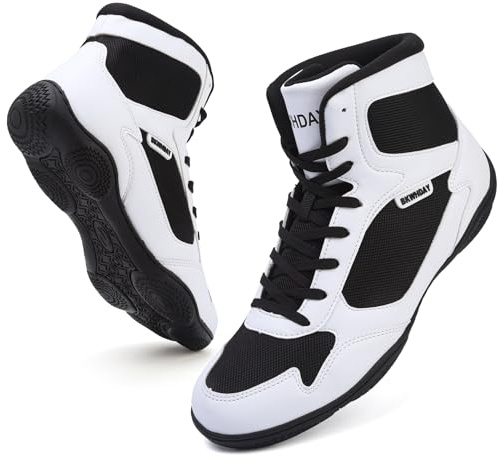 Boxing Shoes Boxing Boots Men Wrestling Shoes for Martial Arts Ankle Strap