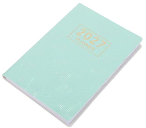 Generic Weekly Planner med Pu-omslag Bärbar Kalenderbok för Daglig Veckovis och Månatlig Planering för Studenter och Yrkesverksamma