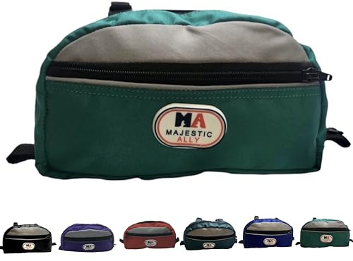 Majestic Ally Borsa per sella per cavallo, in nylon riflettente, impermeabile, per accessori per sella equina (turchese)