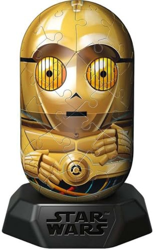 Ravensburger Hylkies Figures C3PO - Star Wars Gifts for Kids and Adults Age 6 Years Up - Collectable Toys and 3D Puzzles
